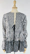 Blusa paisley con pizzo