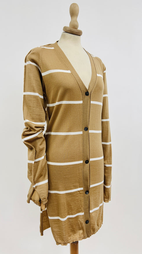 Cardigan a righe