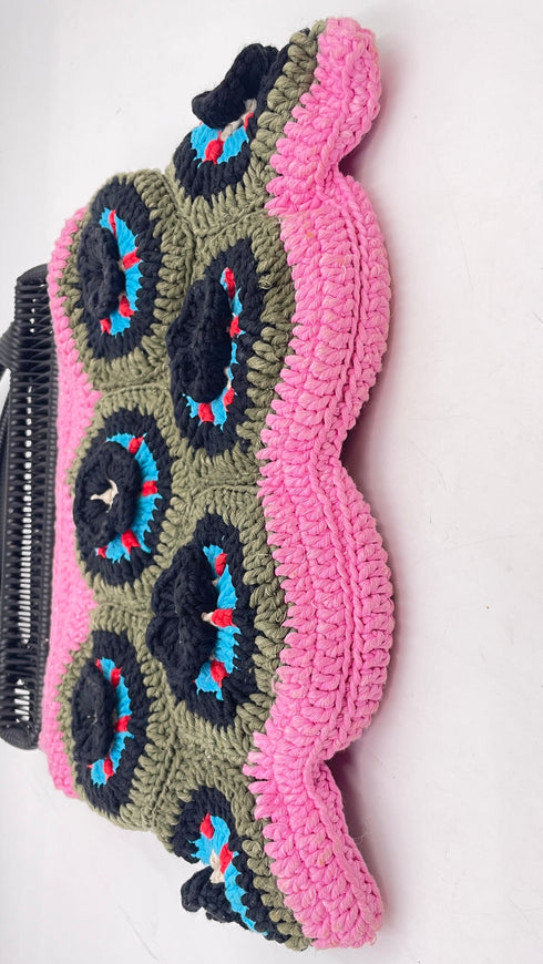 Borsa crochet a fiori