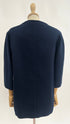 Giacca blu con zip