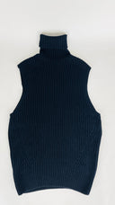 Maxi gilet blu Dries Van Noten