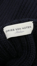 Maxi gilet blu Dries Van Noten