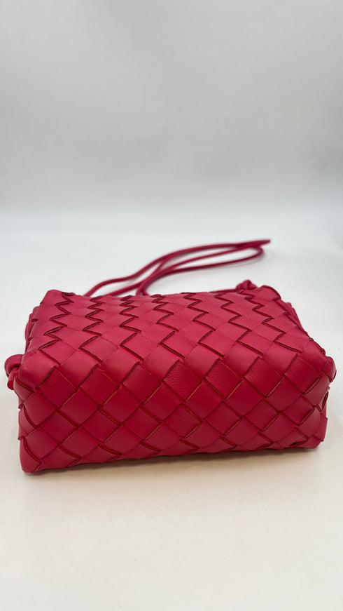 Borsa "loop" mini fuxia