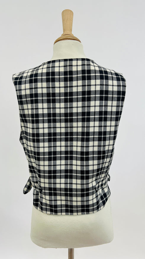 Gilet tartan e vichy