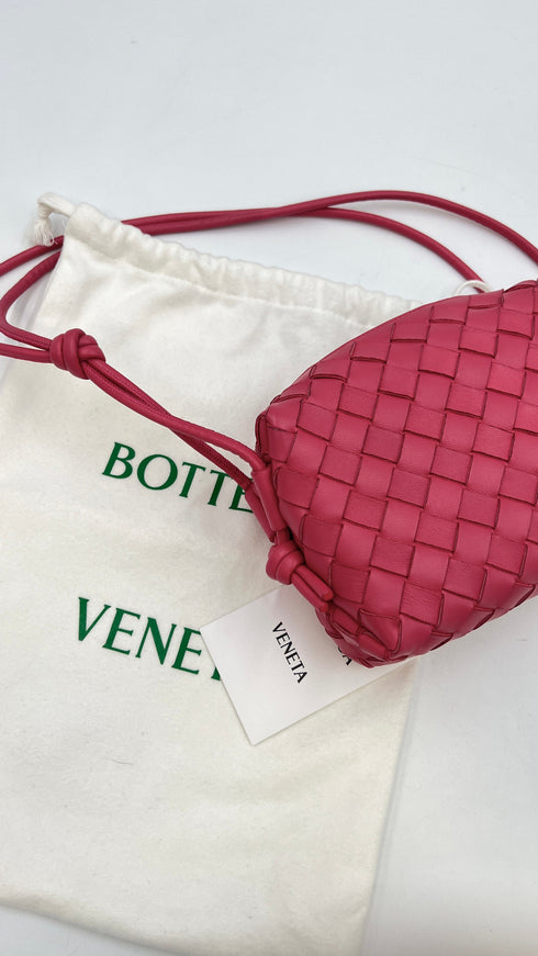Borsa "loop" mini fuxia