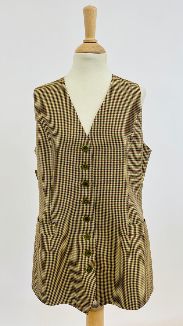 Gilet micro pied de poule