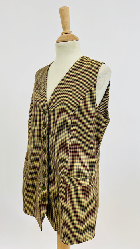 Gilet micro pied de poule