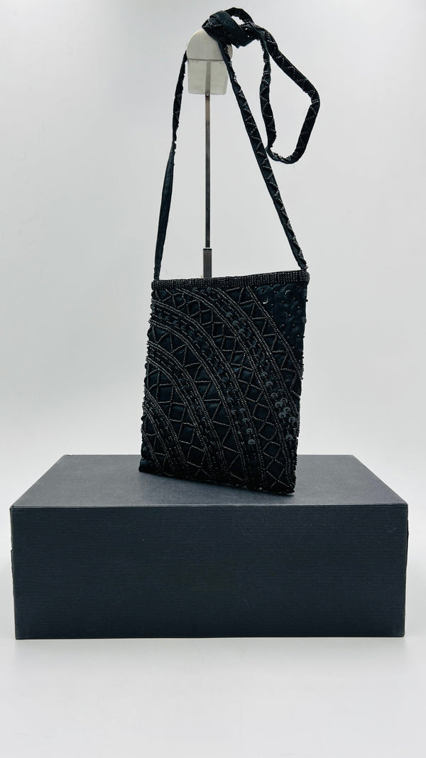 Borsa perline e paillettes