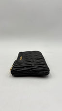 Portafogli in pelle nero Miu Miu