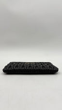 Portafogli in pelle nero Miu Miu