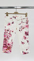 Pantalone motivo fiori