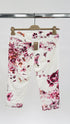 Pantalone motivo fiori