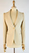 Blazer beige in lana