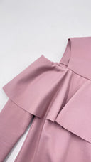 Abito midi con volant in jersey ALBERTA FERRETTI