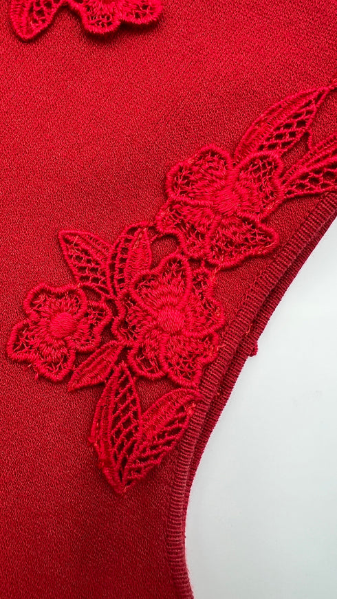 Abito corto in maglia