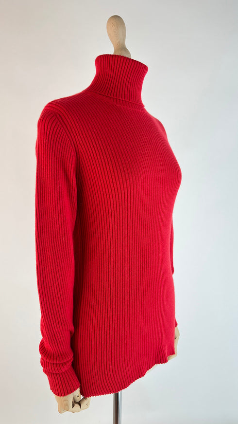 Dolcevita rosso in cashmere