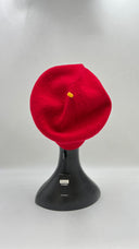 Cappello rosso con dettaglio giallo KOpka