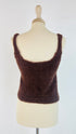 Tank-top in ecopelliccia