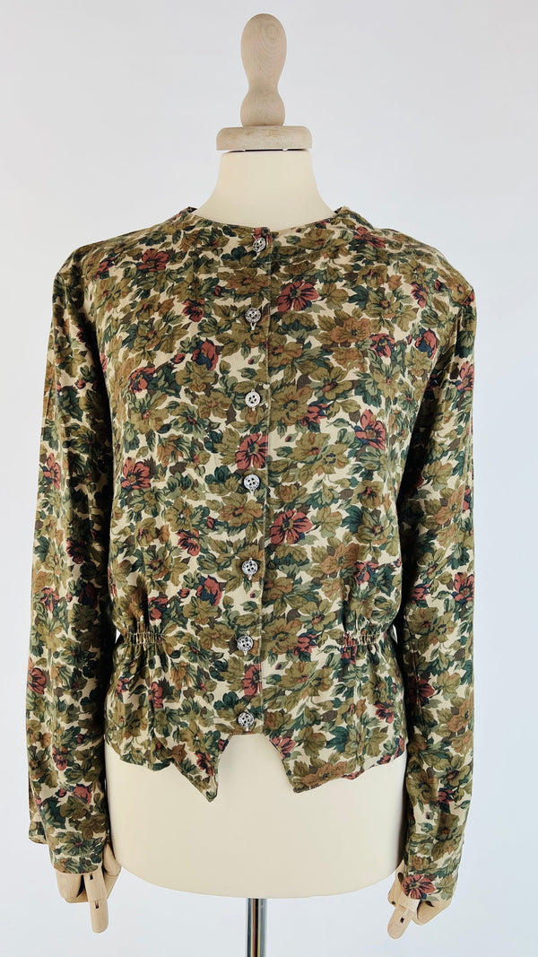 Blusa fantasia fiori