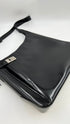 Borsa "arch" nero lucido