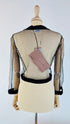 Camicia cropped di seta