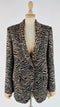 Blazer mix fantasie animalier