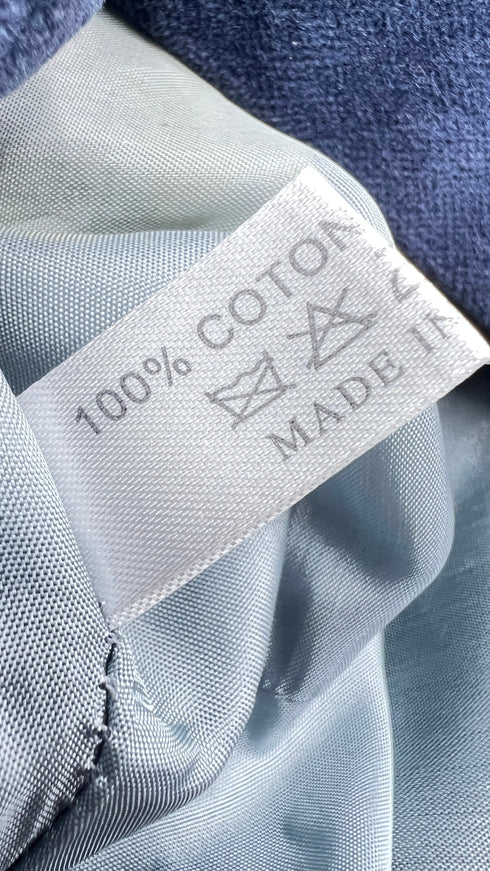 Giacca in velluto blu