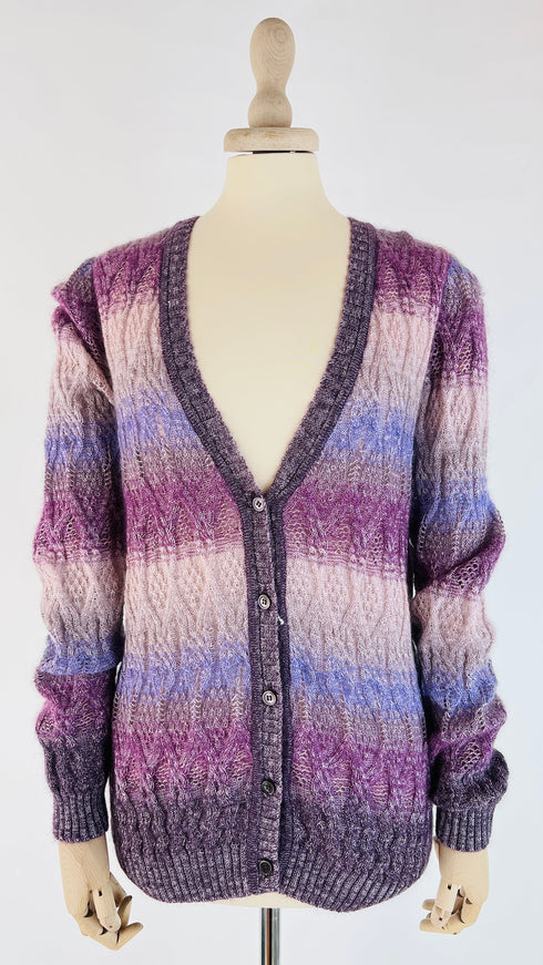 Cardigan a righe