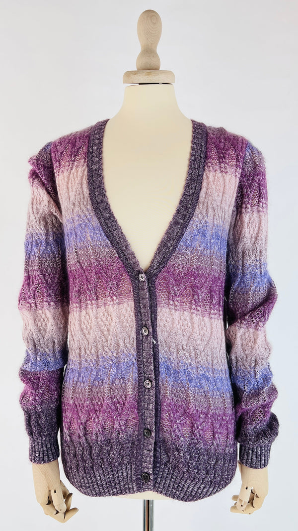 Cardigan a righe