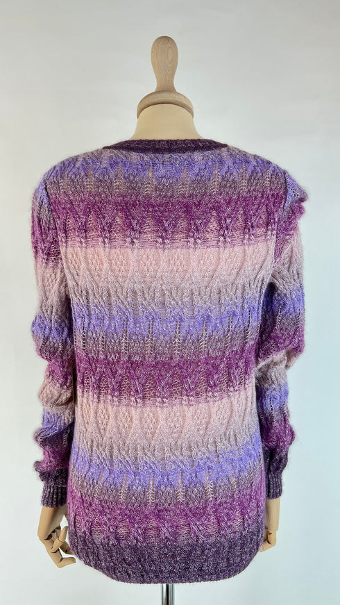 Cardigan a righe