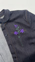 Camicia in jeans con ricami
