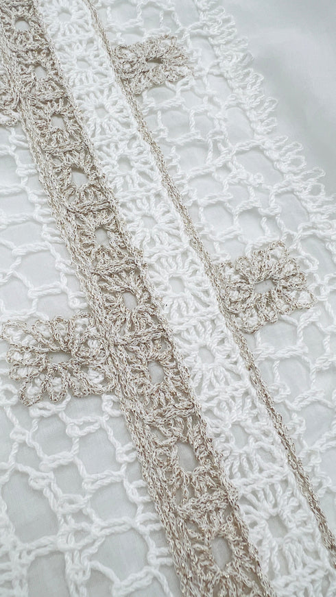 Kaftano inserti in pizzo