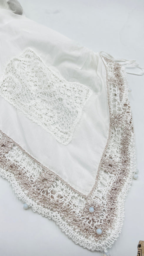 Kaftano inserti in pizzo