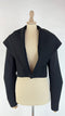 Giacca cropped con cappuccio