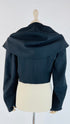 Giacca cropped con cappuccio