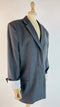 Blazer grigio oversize con cartellino