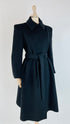 Cappotto cashmere abbottonatura asimmetrica