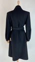 Cappotto cashmere abbottonatura asimmetrica