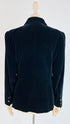 Blazer monopetto in velluto