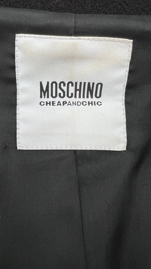 Blazer revers arricciato