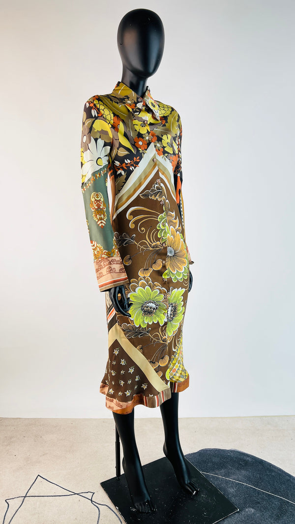 Chemisier lungo a fiori