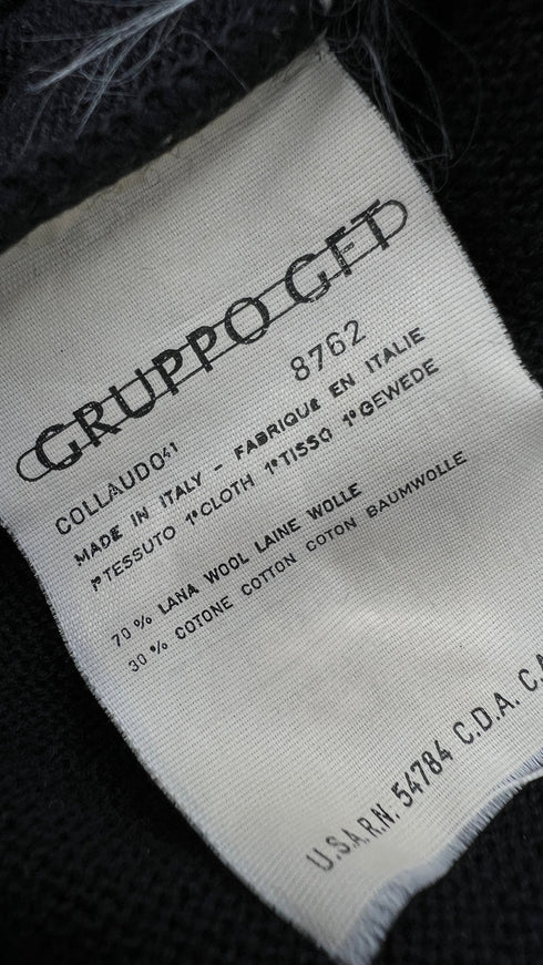 Maglia scollo squadrato plissè