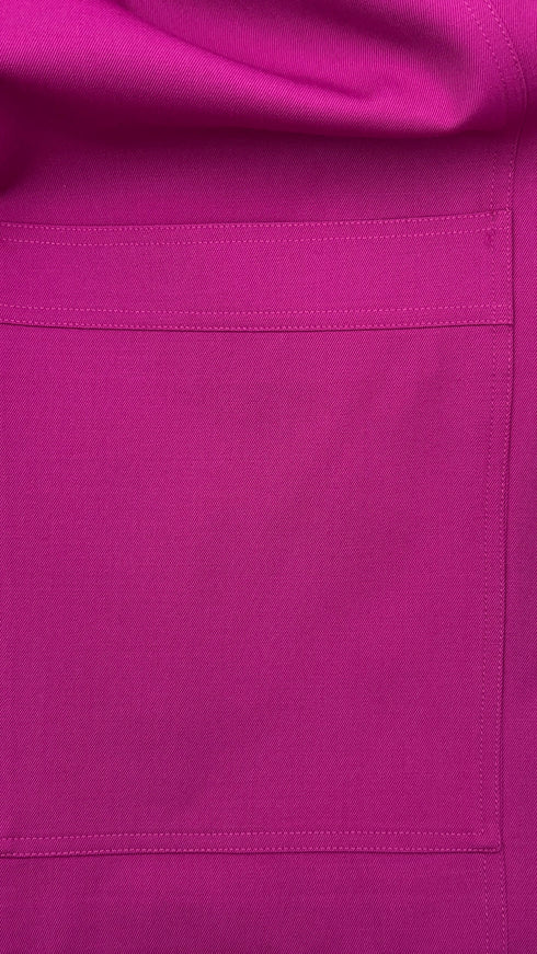 Soprabito in lana magenta