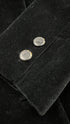 Blazer monopetto in velluto