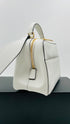 Borsa con tracolla bianca