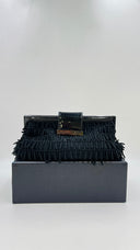 Borsa clutch rete nera Alessandro Dell'Acqua