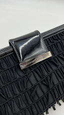 Borsa clutch rete nera Alessandro Dell'Acqua