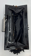 Borsa clutch rete nera Alessandro Dell'Acqua