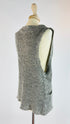 Gilet in maglia scollato