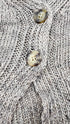 Gilet in maglia scollato